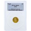 Image 1 : 2003 $5 American Gold Eagle Coin PCGS MS69