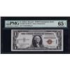 Image 1 : 1935A $1 Silver Certificate WWII Emergency Hawaii Note PMG Gem New 65EPQ