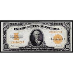 1922 $10 Gold Certificate Note