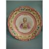 Image 1 : A 19thC Sevres Porcelain hand painted plate highly decorated, titled in red ink to the back "Loui...