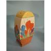 A Clarice Cliff, Crocus pattern Sugar Shaker, 5" high....