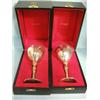 Image 1 : Two presentation h/m Silver goblets made by Stuart Devlin, London, Silver gilt interior, London 1...