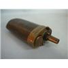 An early Brass and Copper powder flask....