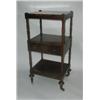 Image 1 : A 19thC Rosewood 3 tier what not stamped 'Wilson' with drawer to middle....