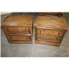 Image 2 : WALNUT WARDROBE AND TWO NIGHTSTANDS