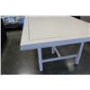 Image 2 : LARGE WHITE DINING TABLE WITH LEAF