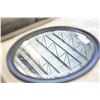 Image 2 : BLACK OVAL BEVELLED WALL MIRROR