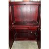 Image 2 : CHERRY FINISH 4-DOOR CABINET