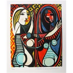 Pablo Picasso GIRL BEFORE A MIRROR Estate Signed Limited Edition Giclee W/COA