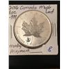 Image 1 : 2016 CANADA 1 OZ SILVER MAPLE LEAF..999.YR OF THE MONKEY PRIVY MARK