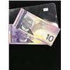 Image 1 : CANADA $10.00 BANKNOTE LOT OF 2 NOTES.