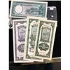 Image 2 : THE CENTRAL BANK OF CHINA BANKNOTE LOT OF 4 NOTES!GOLD UNIT NOTES