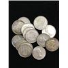 Image 1 : CANADA 50 CENT SILVER LOT OF 15 COINS!