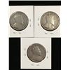 Image 2 : NEWFOUNDLAND 50 CENTS LOT OF 3 COINS!1904H,1907,1908!