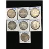 Image 1 : CANADA SILVER DOLLAR LOT OF 7 COINS!