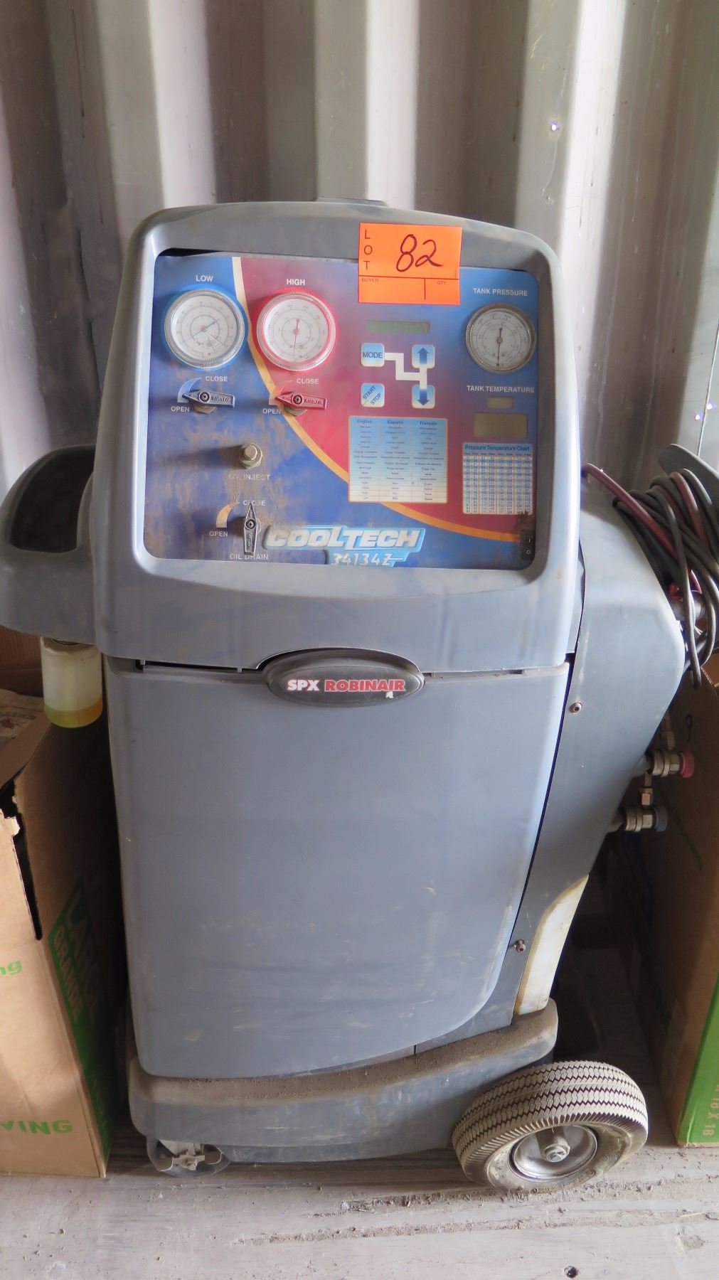 First R134 Robinair Ac Machine Robinair 34134Z R-134A Air Conditioning Recovery Recycling Unit