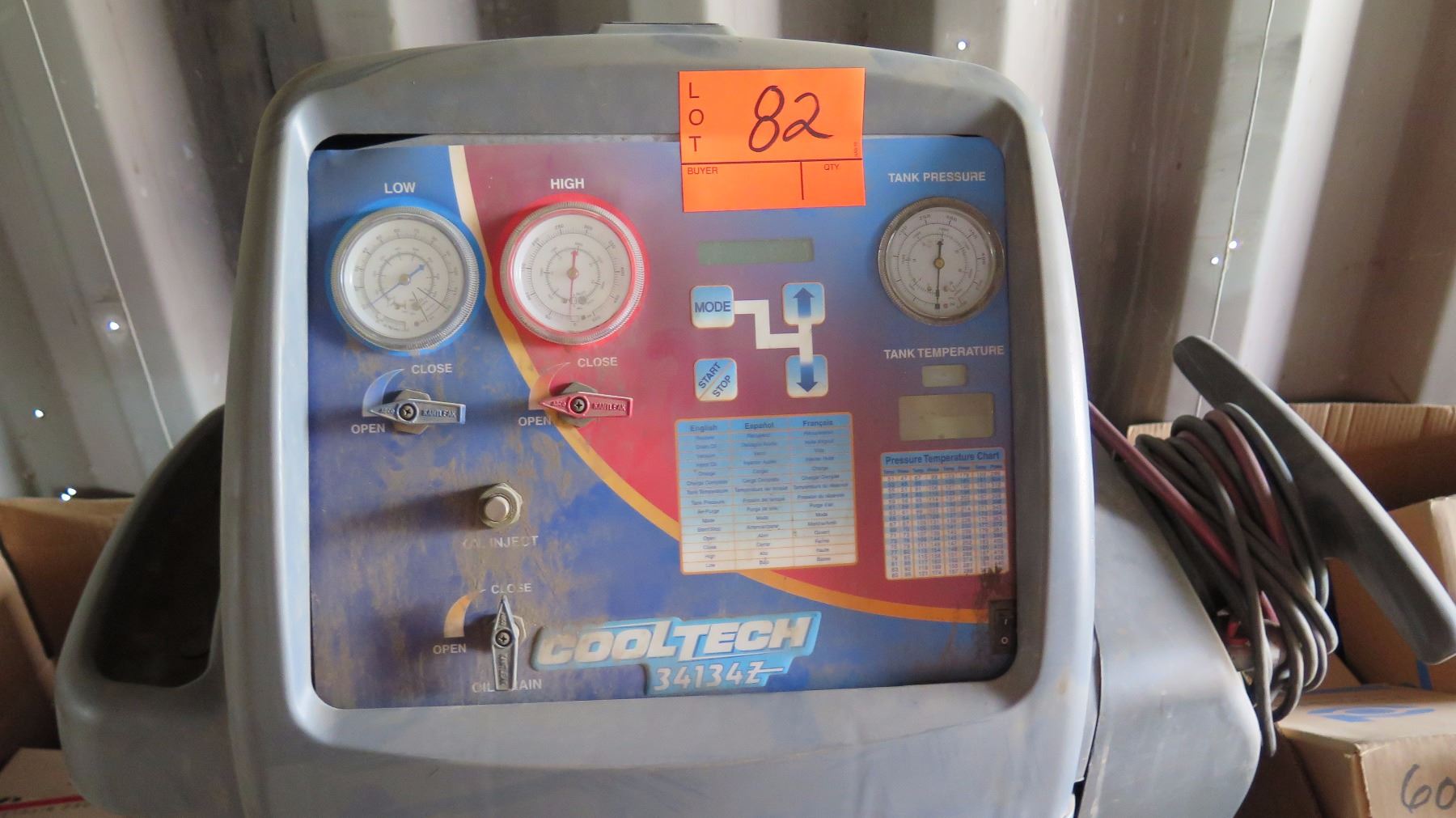 Robinair 34134z R 134a Air Conditioning Recovery Recycling Unit Oahu Auctions