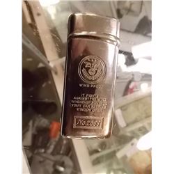 VINTAGE SANG XIN MILITARY EAGLE LIGHTER WIND PROOF LIGHTER - "IT FIGHTS THE WIND WHENEVER YOU RIDE Y