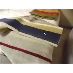 AREA CARPET - CONTEMPORARY STRIPED DESIGN - APPROX. 5 X 7'