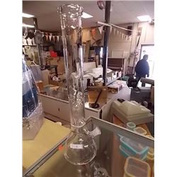 NEW GLASS BONG - 18" TALL – SINGLE BUBBLER