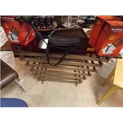 DESIGNOR METAL & GLASS SOFA TABLE