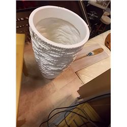 LARGE ART DECO  PLANT POT?/ VASE - 27" X 14.5" OVER 2' TALL - RETAIL ~$100