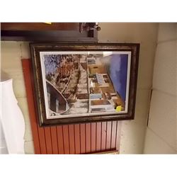 FRAMED PRINT - AMALFI COAST - ITALY - 38" X 48"