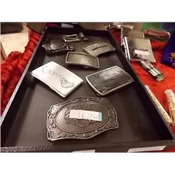 ASSORTED BELLT BUCKLES & MORE