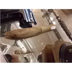 FISH FILLET KNIFE  WITH CASE - WOOD HANDLE