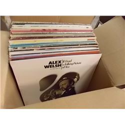 BOX OF ASSORTED RECORDS