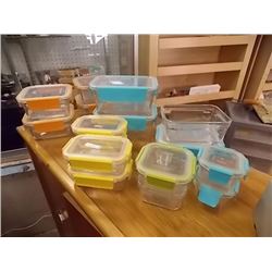 GLASS BAKE WARE - 16PC