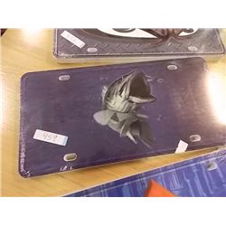 PACKAGE OF NOVELTY LICENSE PLATES -10 / PKG - FISH