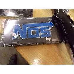 PACKAGE OF NOVELTY LICENSE PLATES -10 / PKG - NOS