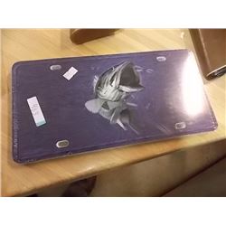 PACKAGE OF NOVELTY LICENSE PLATES -10 / PKG - FISH