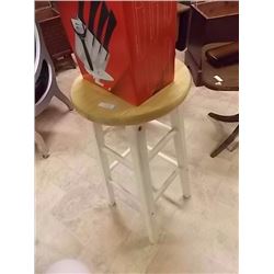 WOOD BAR HEIGHT STOOL - NEW