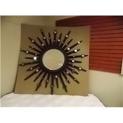 LARGE STAR BURST MIRROR - 6' DIAMETER