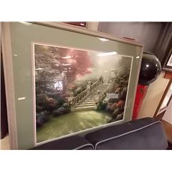 LIMITED EDITION THOMAS KINKADE LITHO - 1970'S - STAIRWAY TO PARADISE