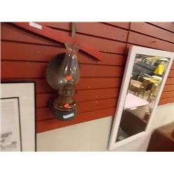 VINTAGE WALL MOUNTED OIL LAMP
