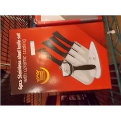 NEW STAINLESS STEEL KNIFE SET - 6 PC - GERMANY