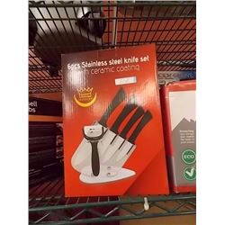NEW STAINLESS STEEL KNIFE SET - 6 PC - GERMANY