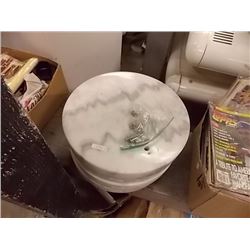 MARBLE STEPPING STONE - 15" ROUND - 2" THICK