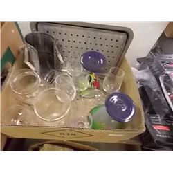 BOX - JARS, GLASSES AND MORE