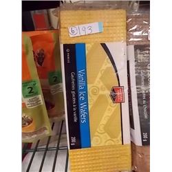 VANILLA ICE WAFERS - 6 X 200G PER LOT