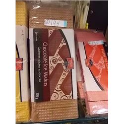 CHOCOLATE ICE WAFERS - 6 X 200G PER LOT
