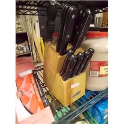 FABERWARE KNIFE SET & BLOCK - not complete - open box