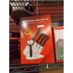 NEW STAINLESS STEEL KNIFE SET - 6 PC - GERMANY