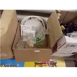 BOX - LARGE MARTINNI GLASSES, PLATES