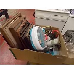 BOXES OF PICTURE FRAMES & MORE