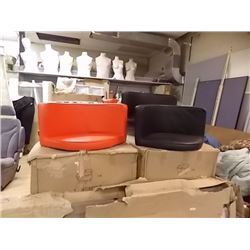 NEW DESIGNOR CHAIR SEATS - 4 PER LOT - OPEN BOX