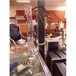 NEW GLASS BONG - 18" TALL – SINGLE BUBBLER